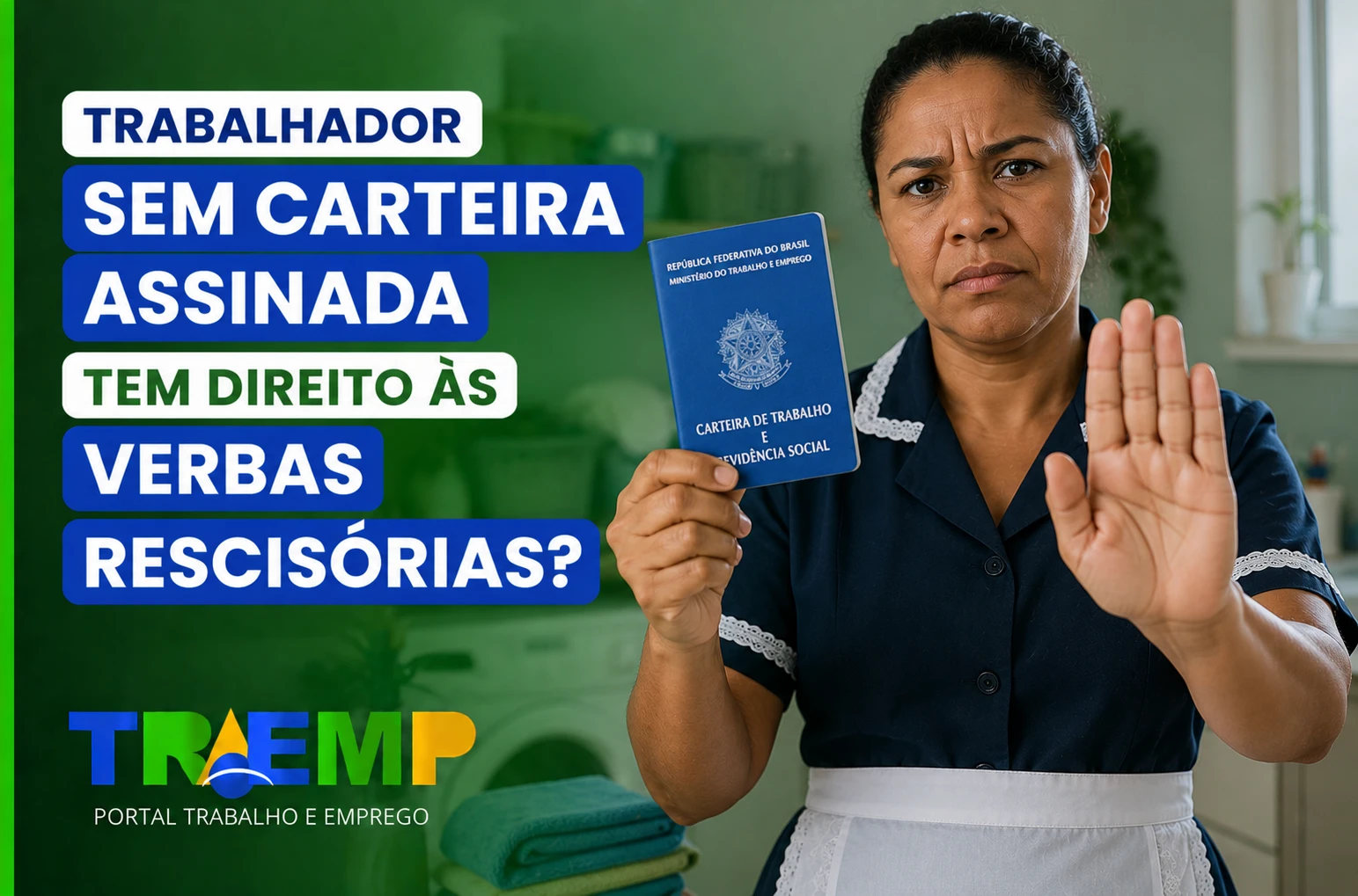 Trabalhador sem carteira assinada — seus direitos